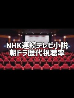 [x]NHK連続テレビ小説朝ドラ歴代視聴率推移 - YouTube
