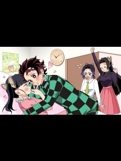 [x]【キメツ学園】カナヲが炭治郎とラブラブ・ベストカップル過ぎて姉たちからの宣戦布告を買うことに…【鬼滅の刃ライン動画/声真似アフレコ/胡蝶しのぶ ...