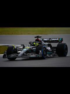 [x]Mercedes duo Lewis Hamilton and George Russell provide positive ...