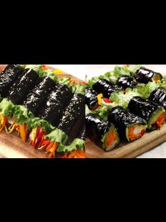 [x]밥없는 김밥 이 방법 최고👍다이어트 키토김밥만들기ㅣ김밥을 이렇게 하면 살 안쪄요 - YouTube
