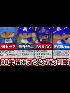 [x]【プロ野球解説】1998年横浜日本一のパワプロ査定能力。マシンガン打線の圧倒的強さ、選手の活躍を見ていこう！【ゆっくり解説】【パワプロ2022 ...