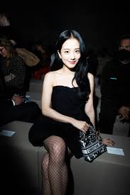 Blackpink's Jisoo Sits Front Row in Little Black Dress for Dior at PFW